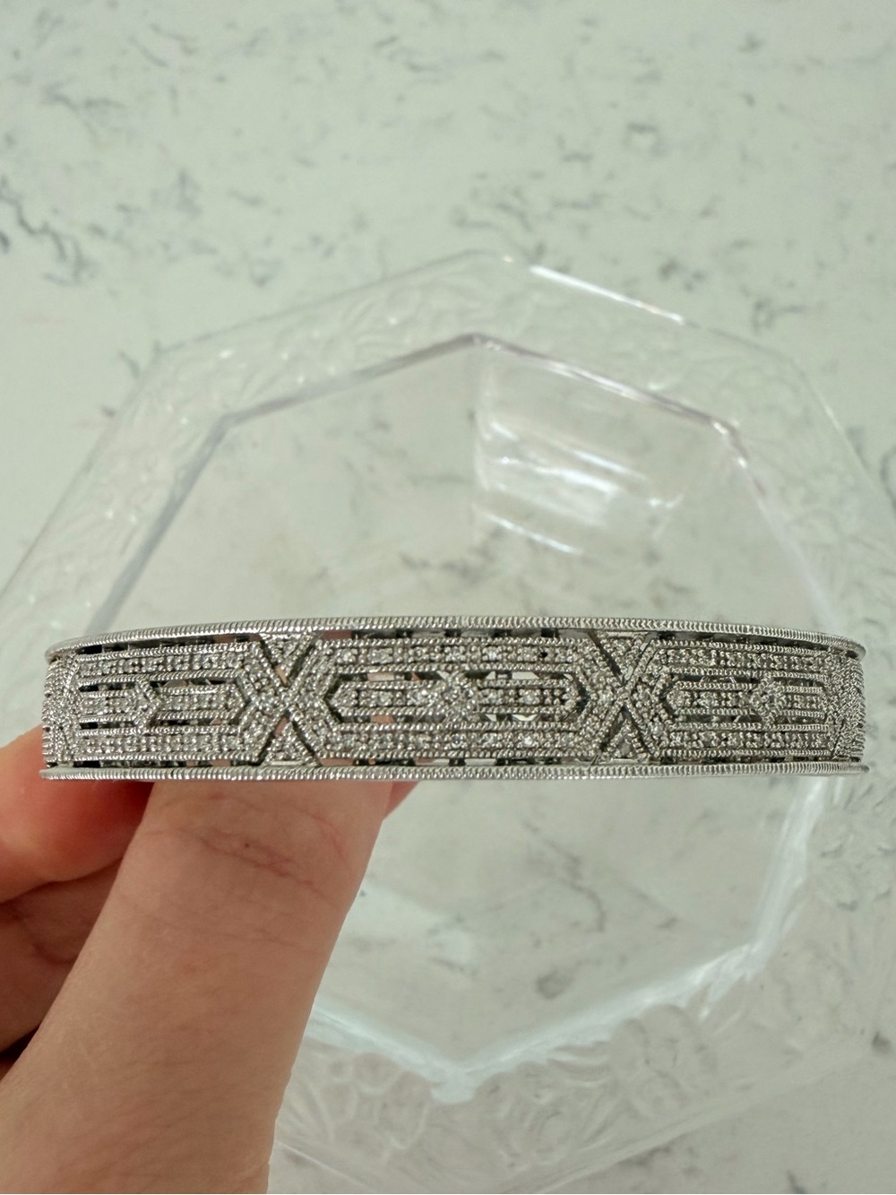 Silver Crystal Bracelet
